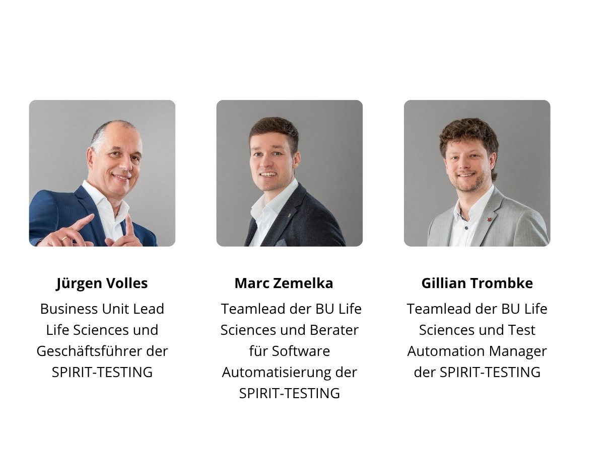 BU Lead Life Sciences und zwei Teamleads