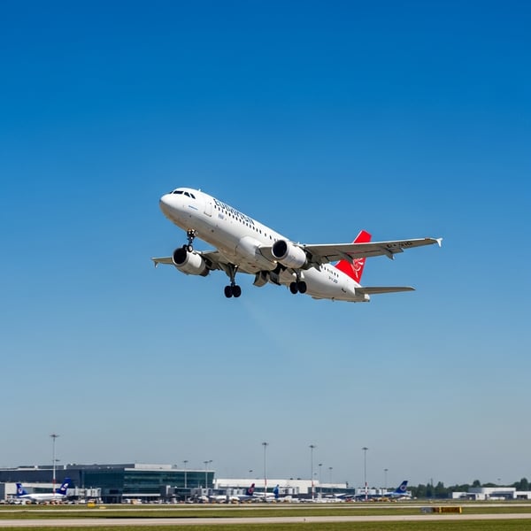 Airplane taking off