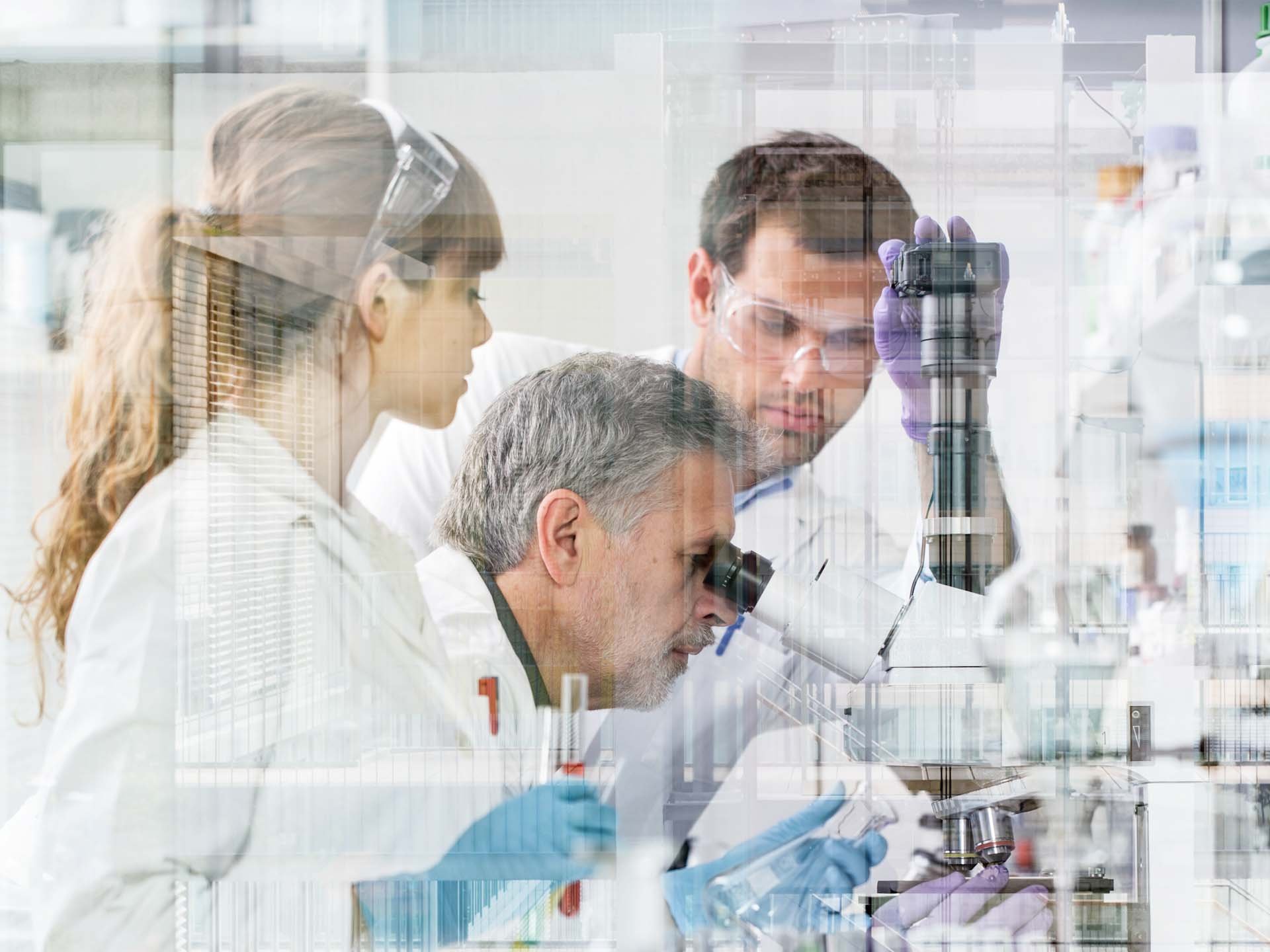 Healthcare researcher in the Life Sciences Laboratory