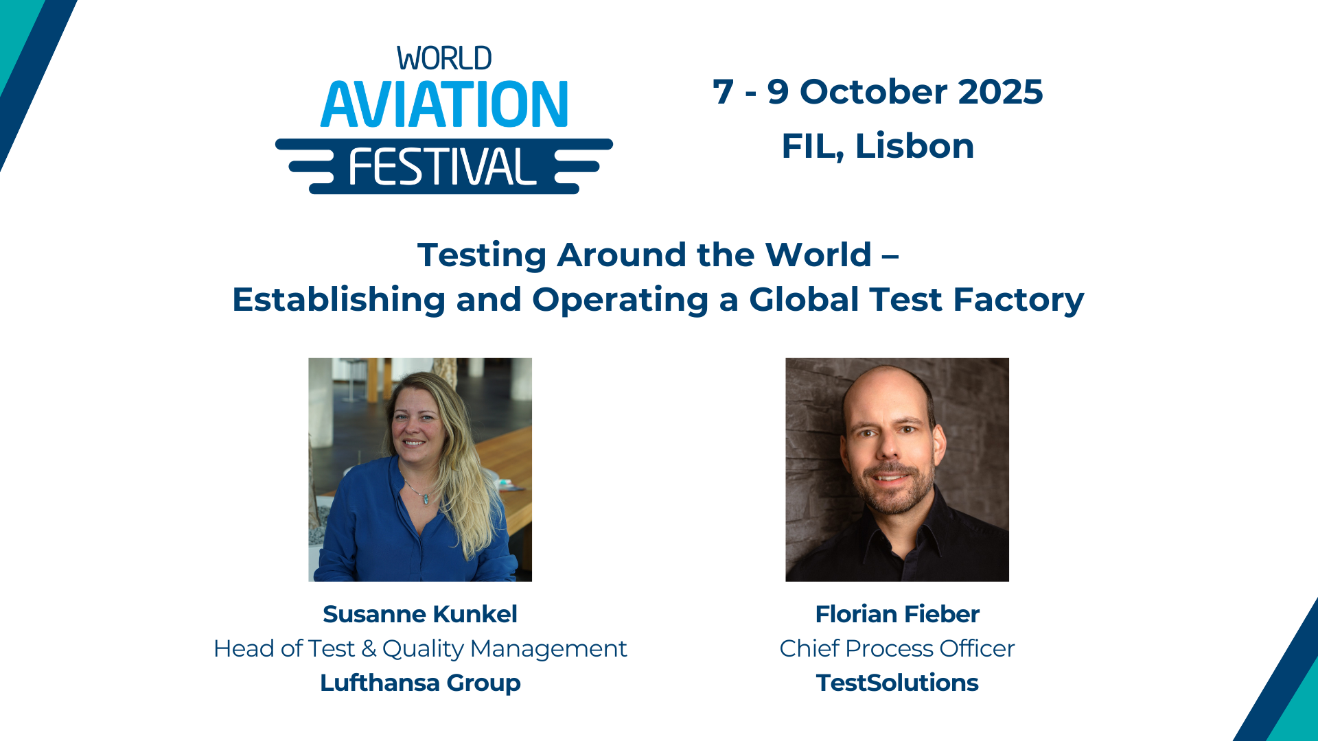 World Aviation Festival 2025 - Testing Around the World