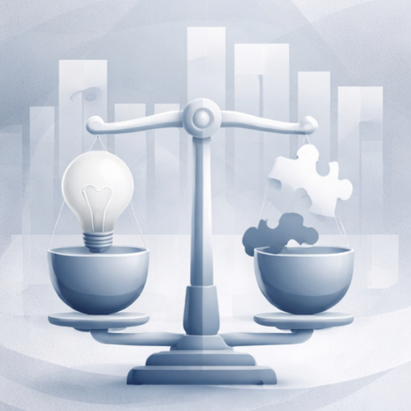 Symbol of fairness and bias